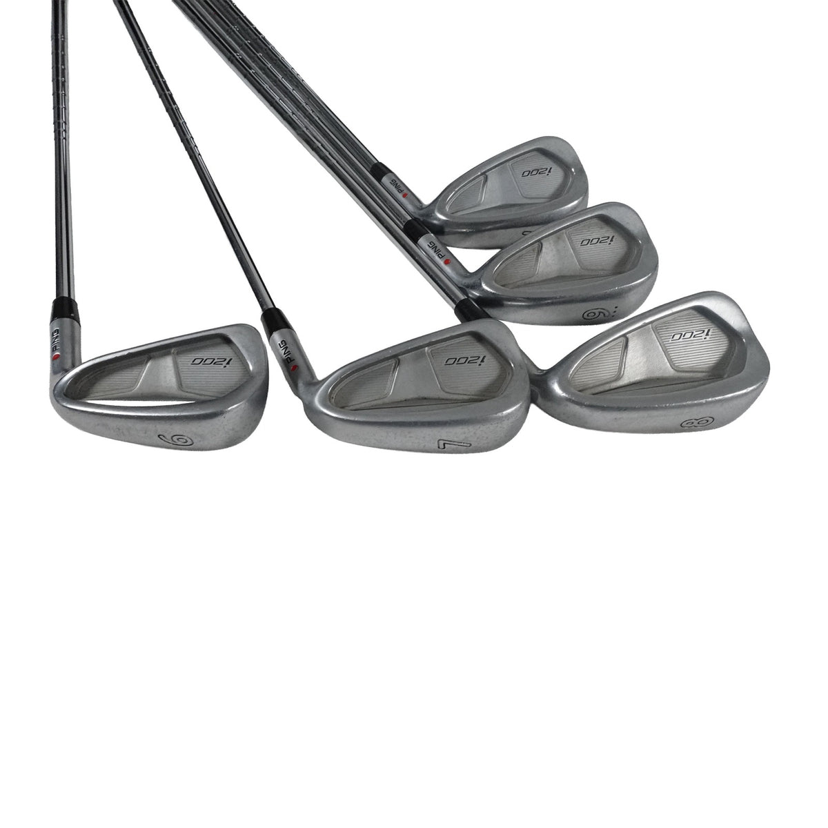 Ping i200 Red Dot Iron Set Stiff Flex Steel 6-PW Matching Serials RH NEW GRIPS