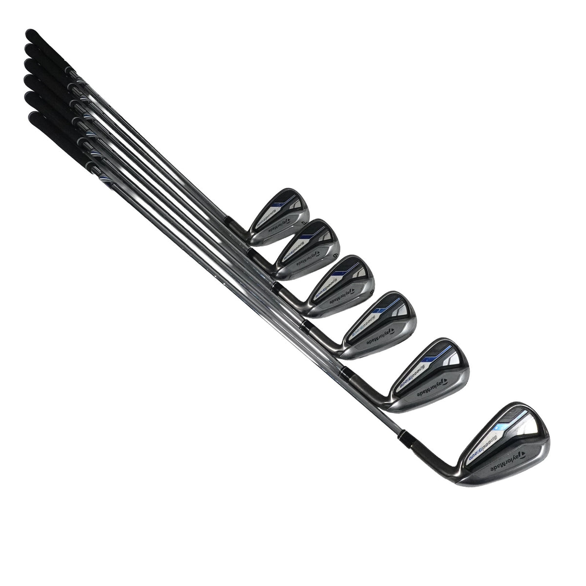 TaylorMade SpeedBlade Iron Set Regular Flex 85g Steel RH 5-PW NEW GRIPS