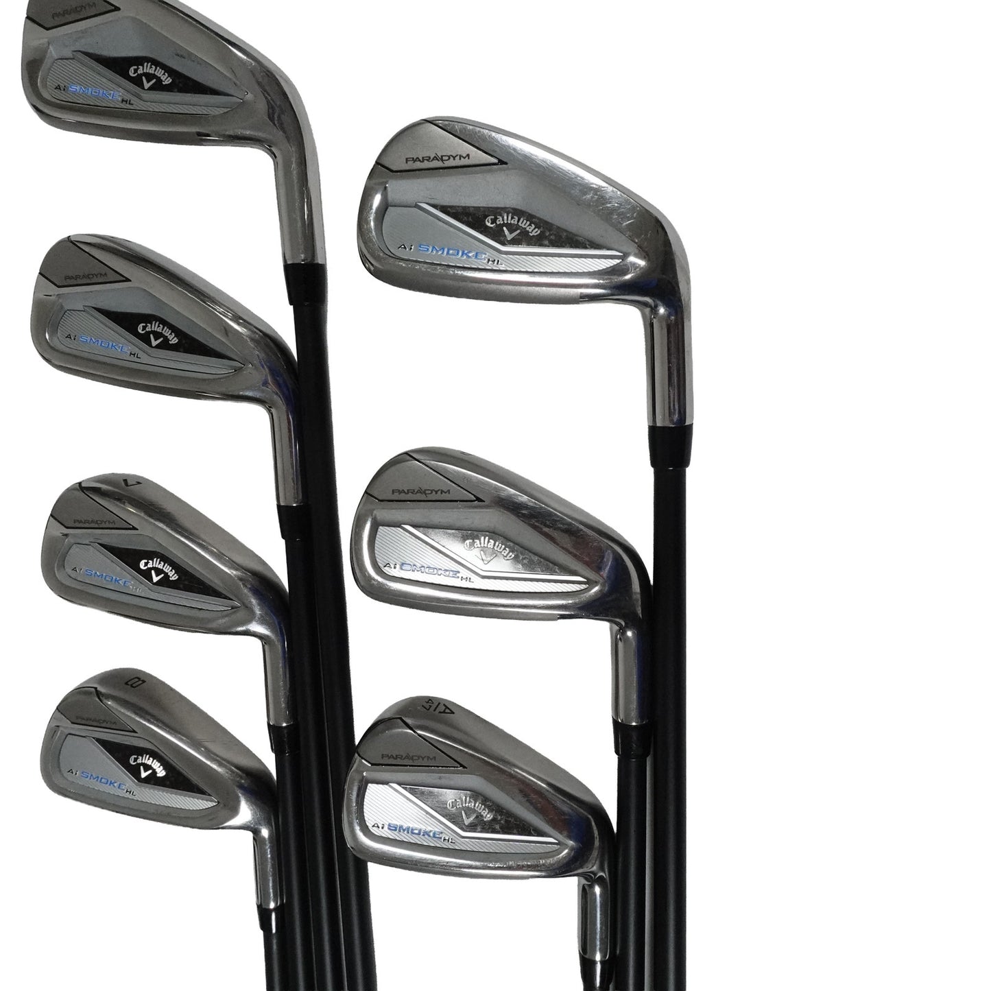 Callaway Paradym Ai Smoke HL Iron Set Cypher 5.5 Regular Flex Graphite 5-PW+A RH
