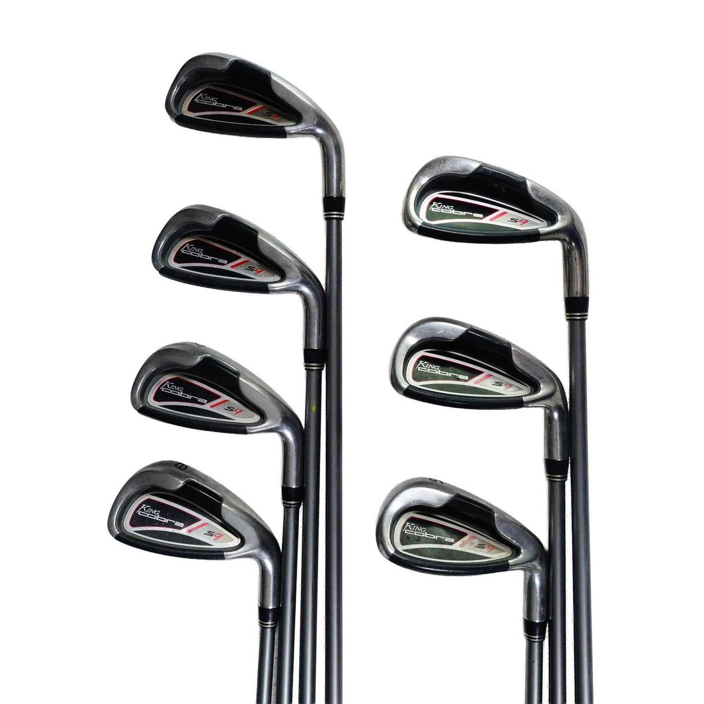 King Cobra S9 Iron Set YS-5.1 Graphite Design Regular Flex 5-PW+G RH NEW GRIPS