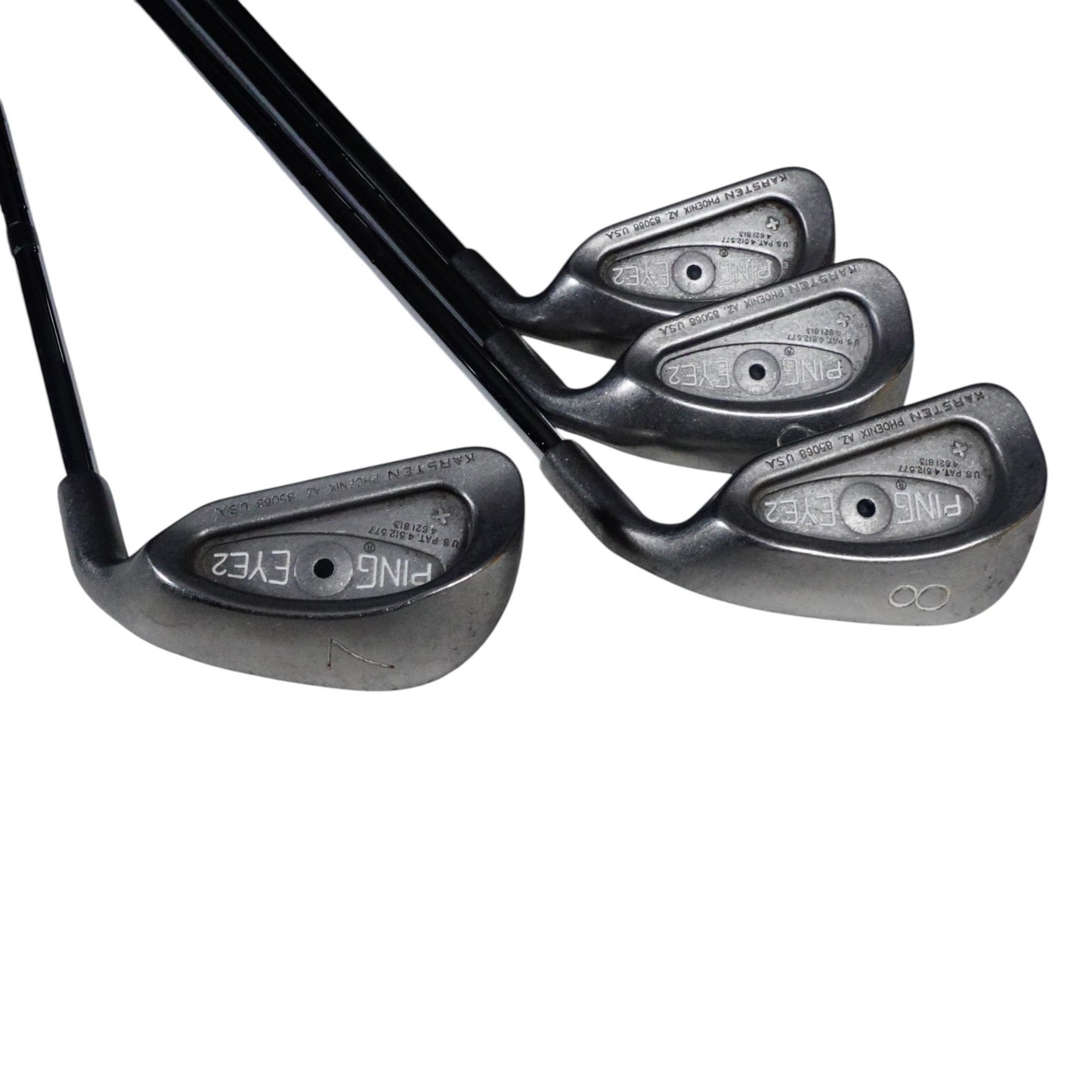 Ping Eye 2 + Black Dot Iron Set KT-M Stiff Flex Steel 4-PW RH NEW GRIPS