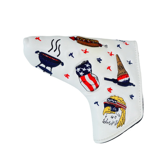 Travis Mathew 4th of July America Eagle Sunglasses USA Fireworks Putter Cover