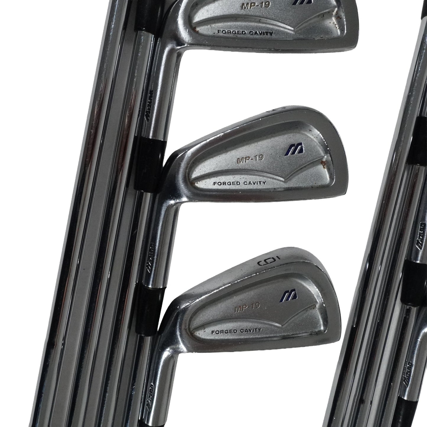 Mizuno MP-19 Iron Set Dynamic Gold SensiCore S300 Stiff Flex Steel Left Hand LH