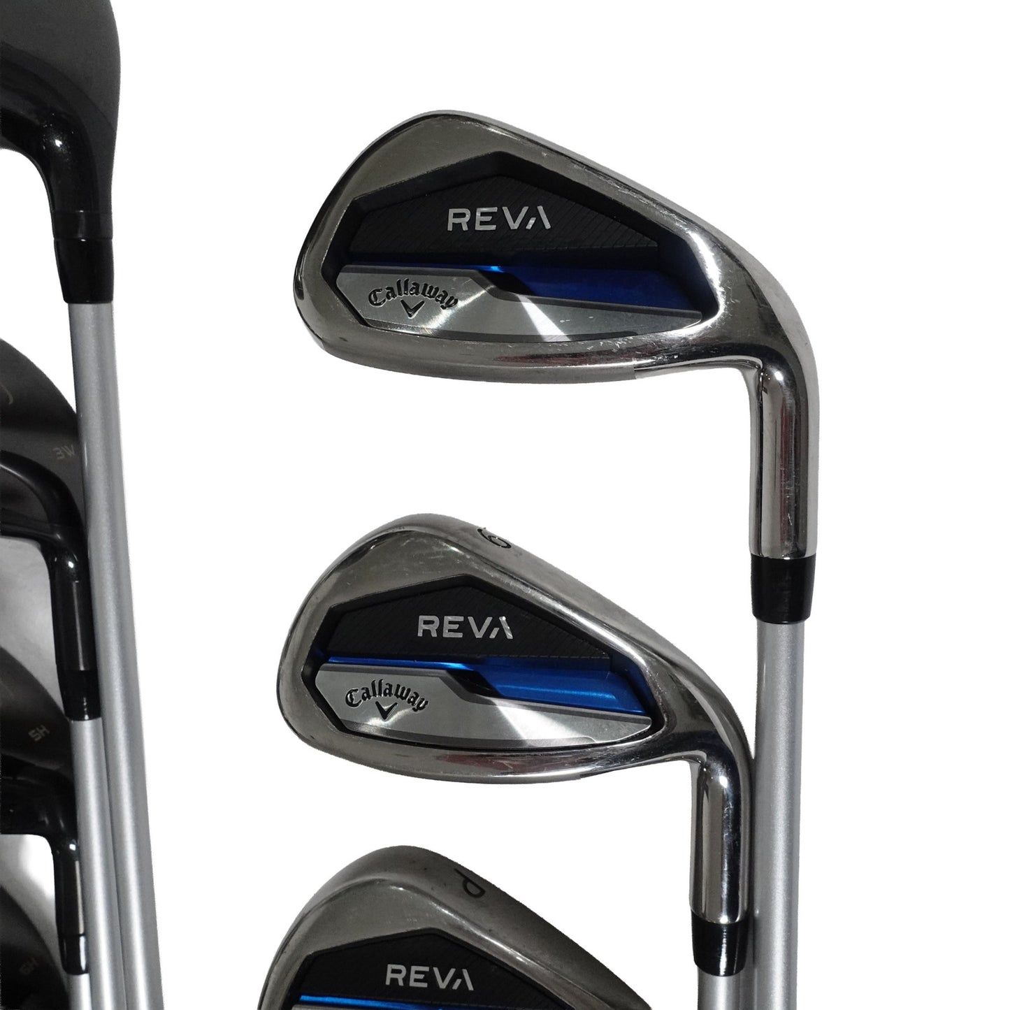 Callaway REVA Driver Wood Hybrid Iron Set Ladies Flex Graphite RH w HC