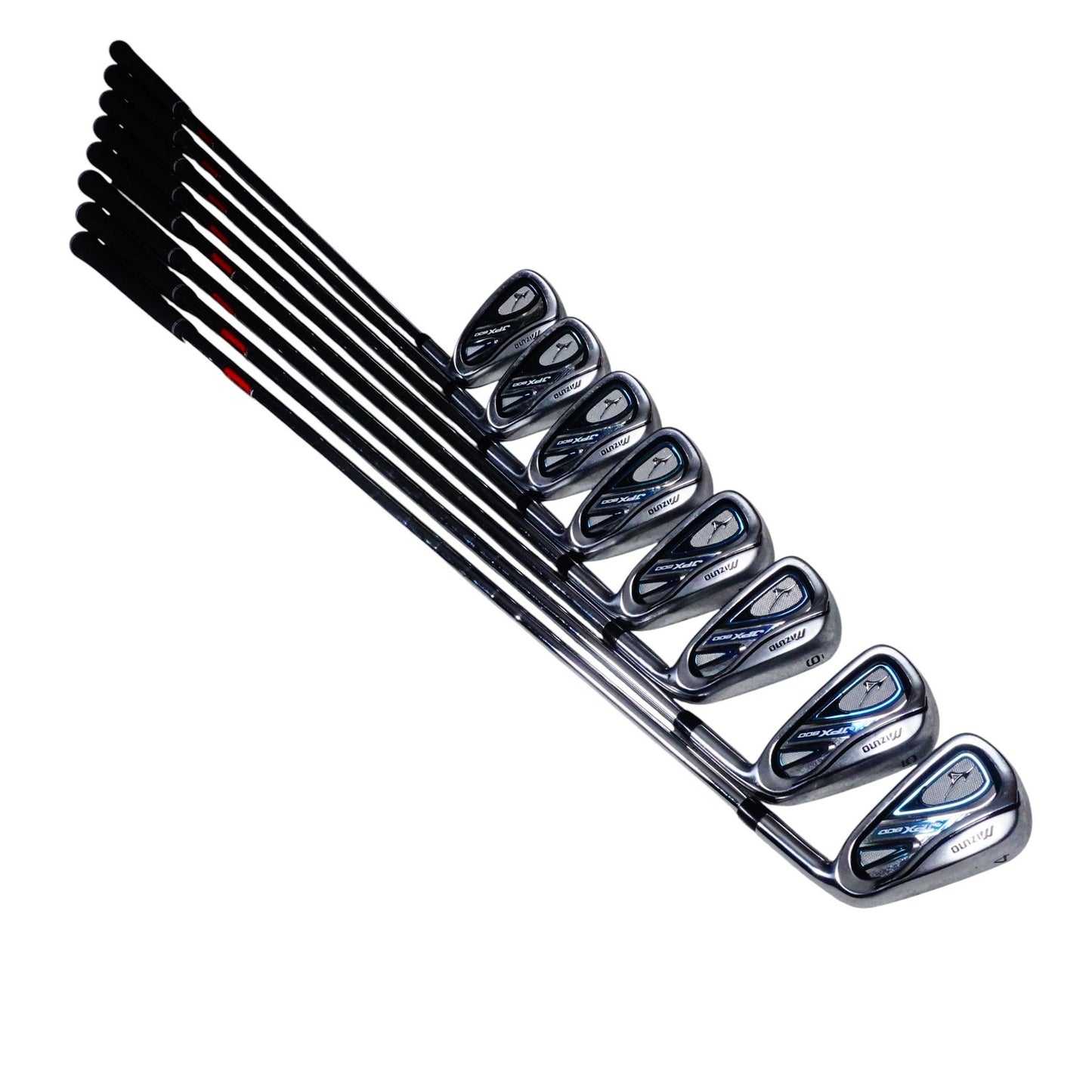 Mizuno JPX 800 Iron Set KBS Tour FST Stiff Flex Steel 4-PW+G +3/4" RH NEW GRIPS