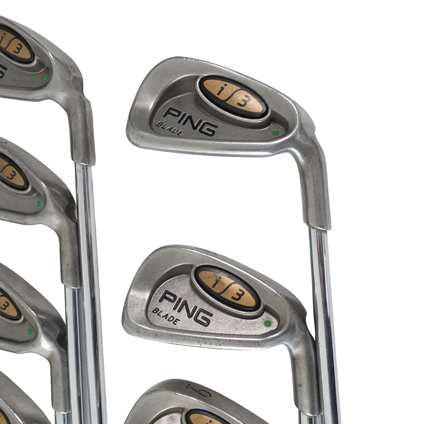 Ping i3 Blade Green Dot Iron Set Rifle FCM 6.0 Stiff Flex Steel 2-PW RH NEW GRIP