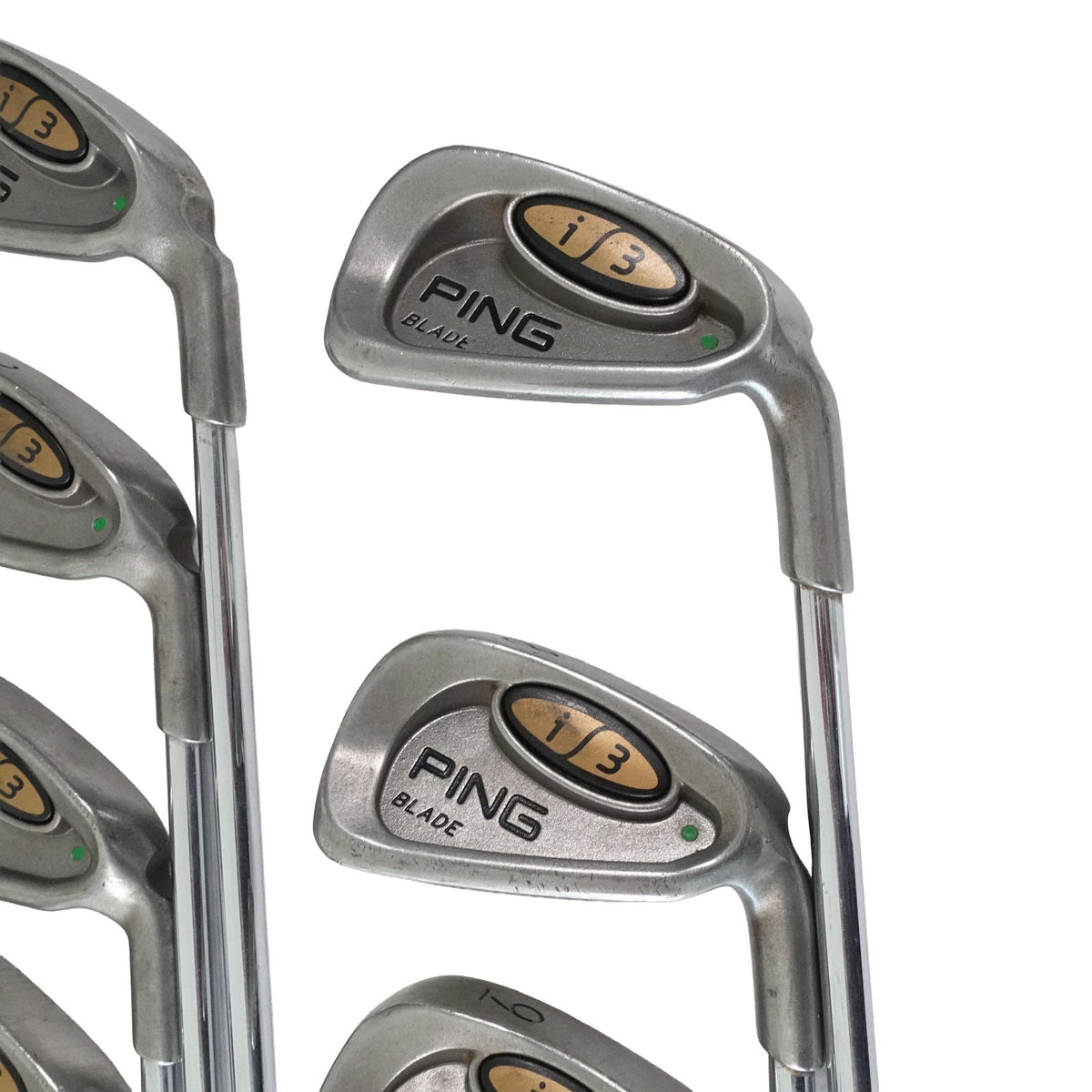 Ping i3 Blade Green Dot Iron Set Rifle FCM 6.0 Stiff Flex Steel 2-PW RH NEW GRIP