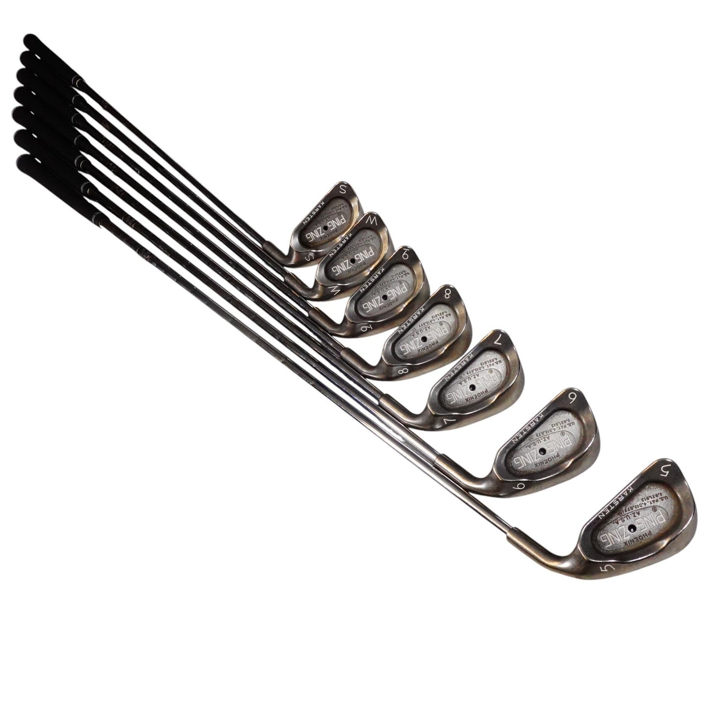 Ping Zing Black Dot Iron Set JZ Stiff Flex Steel 5-PW+SW Matching Serials RH