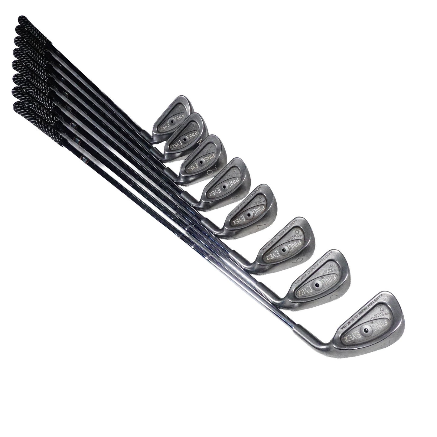 Ping Eye 2 + Iron Set Black Dot KT-M Stiff Flex Steel 4-PW+SW RH