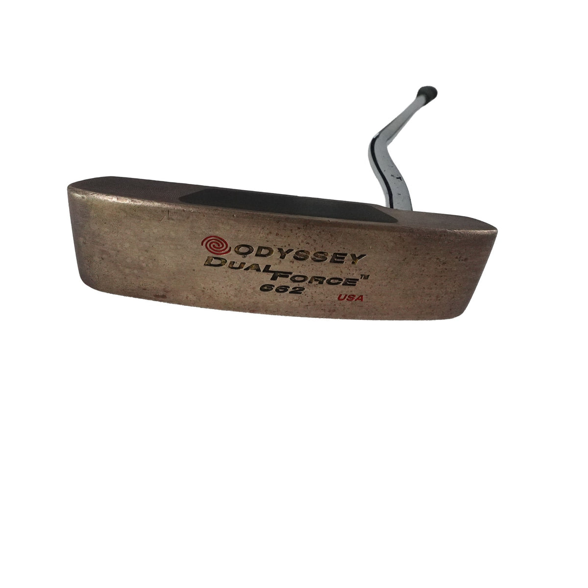 Odyssey Dual Force 662 Brass Blade Putter 32.5" RH NEW GRIP