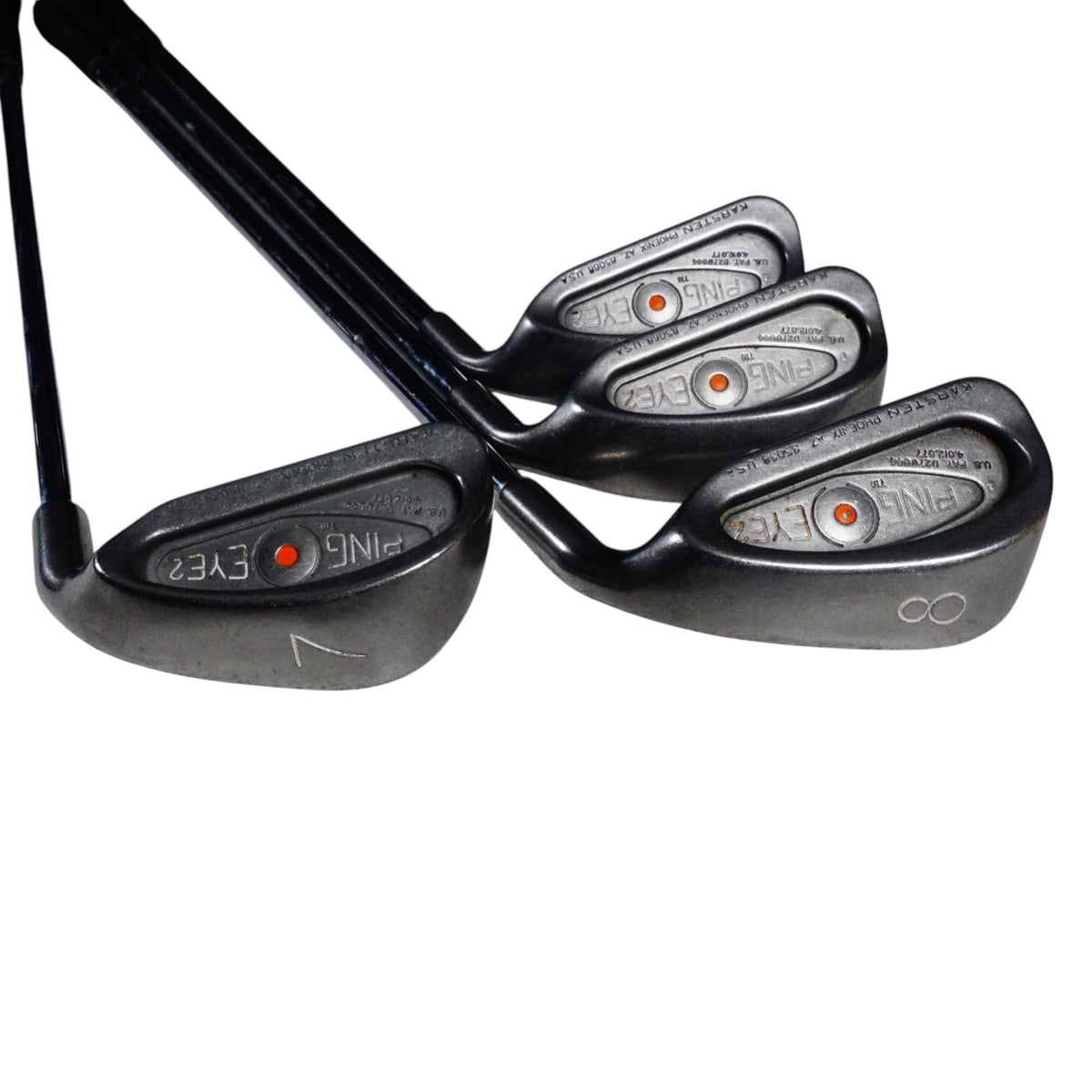 Ping Eye 2 Orange Dot Iron Set ZZ Lite Stiff Steel -0.5" 4-PW RH Matching Serial
