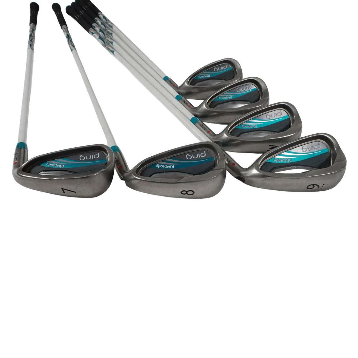 Ping Rhapsody Hybrid Iron Set ULT220 Ladies Flex Graphite 4-6 H 7-PW+U+S -1/2 RH