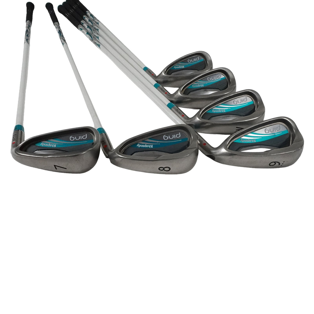 Ping Rhapsody Hybrid Iron Set ULT220 Ladies Flex Graphite 4-6 H 7-PW+U+S -1/2 RH