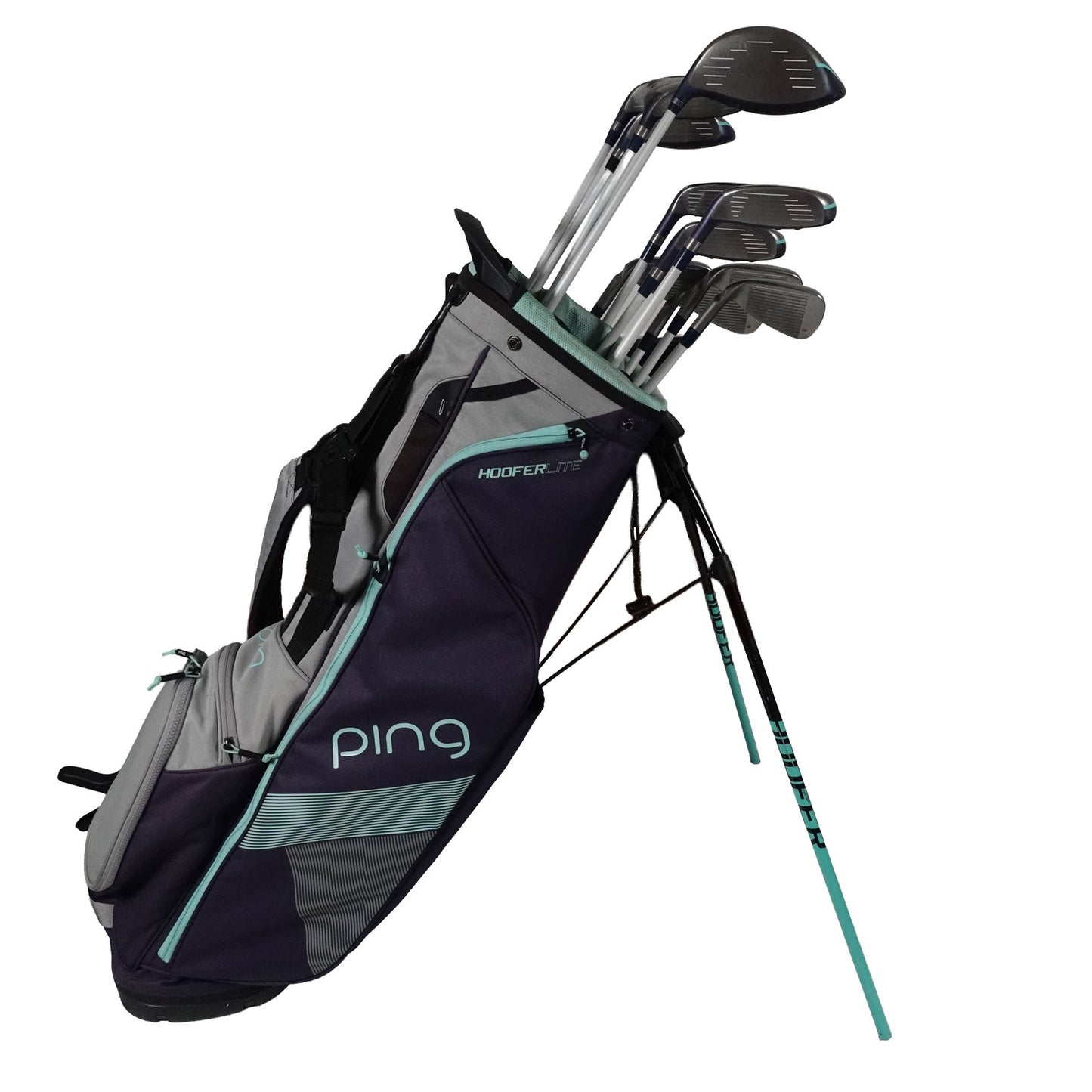Ping G Le Ladies Golf Set ULT 230 Driver 3 5 7 Wood 4-6H 7-PW Stand Bag RH