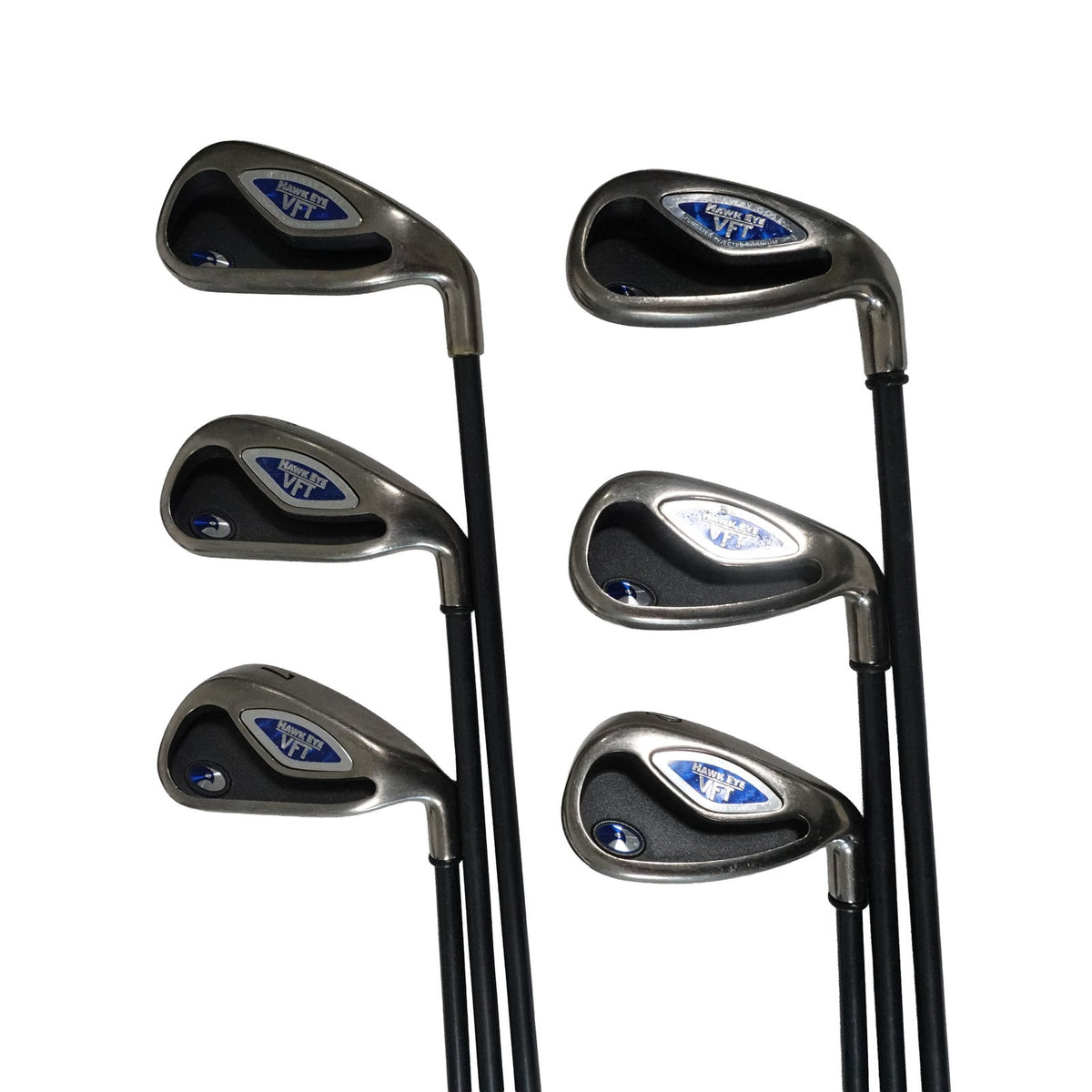 Callaway Hawkeye VFT Iron Set System 75 Regular Flex Graphite 5-PW RH NEW GRIPS