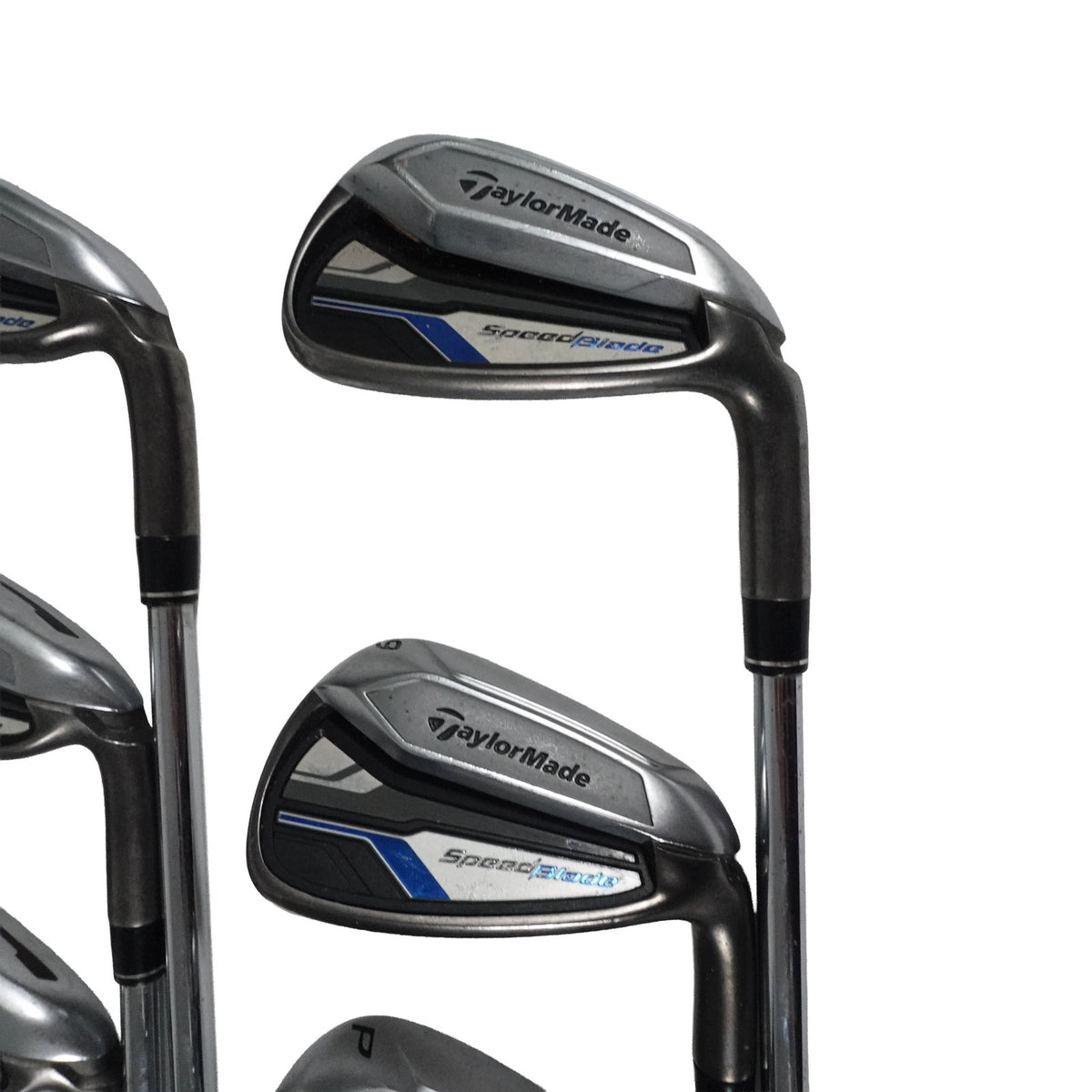 TaylorMade SpeedBlade Iron Set Regular Flex 85g Steel RH 5-PW NEW GRIPS
