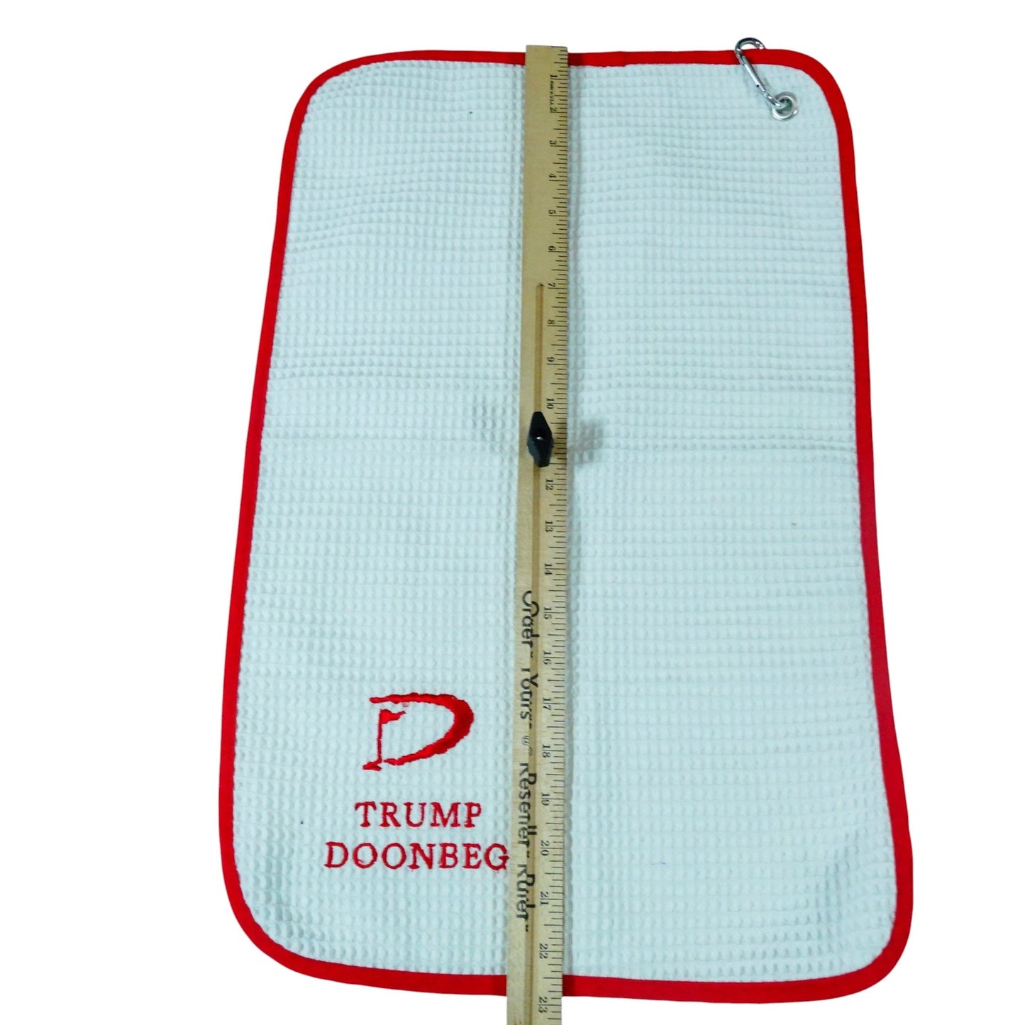 Trump International Doonbeg Golf Towel with Golf Bag Clip