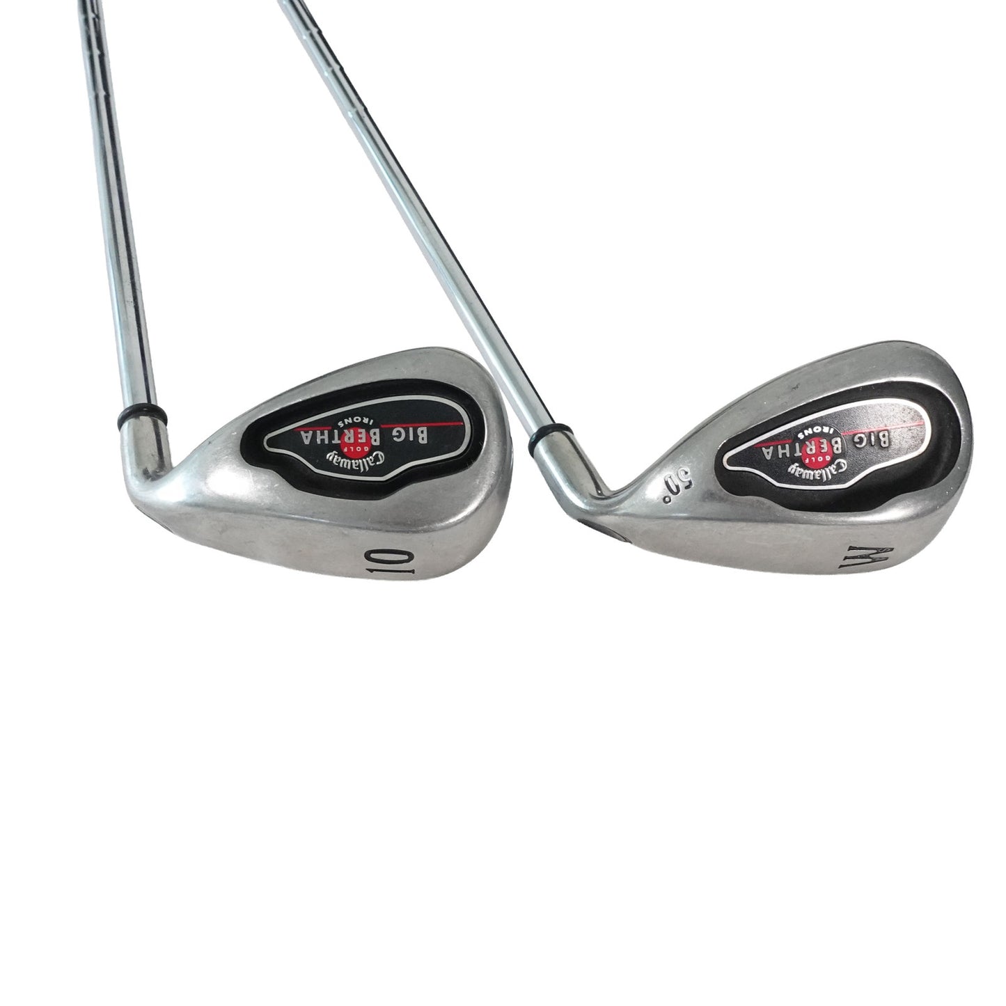 Callaway Big Bertha Iron Set Uniflex Steel 4-10+PW RH +1/2" NEW GRIPS