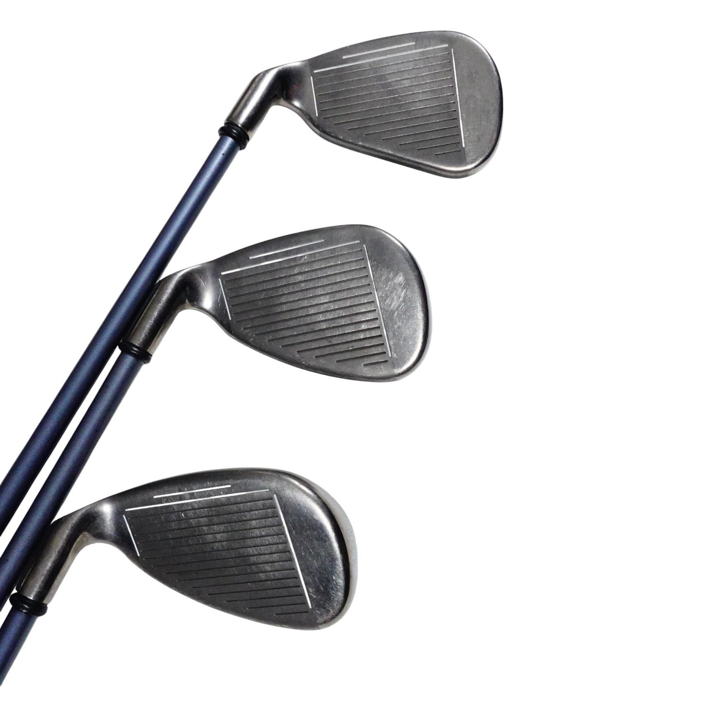 Callaway Hawkeye Iron Set Stiff Flex Graphite 3-9 RH NEW GRIPS
