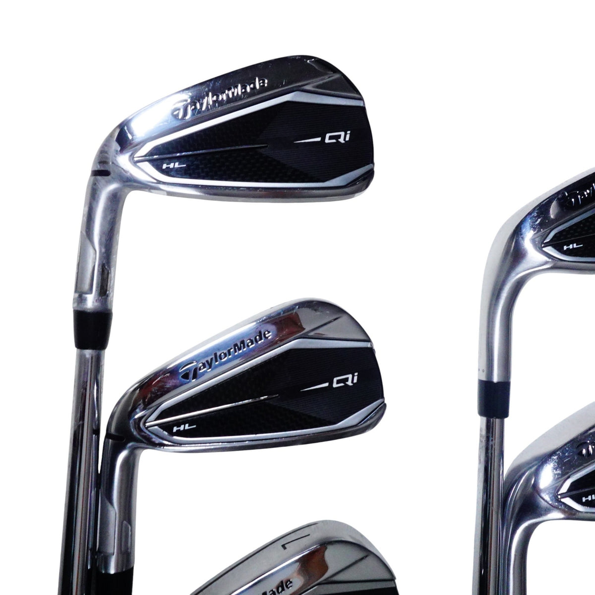 TaylorMade QI HL Iron Set Dynamic Gold 105 S300 Stiff Flex Steel 5-PW+A LH
