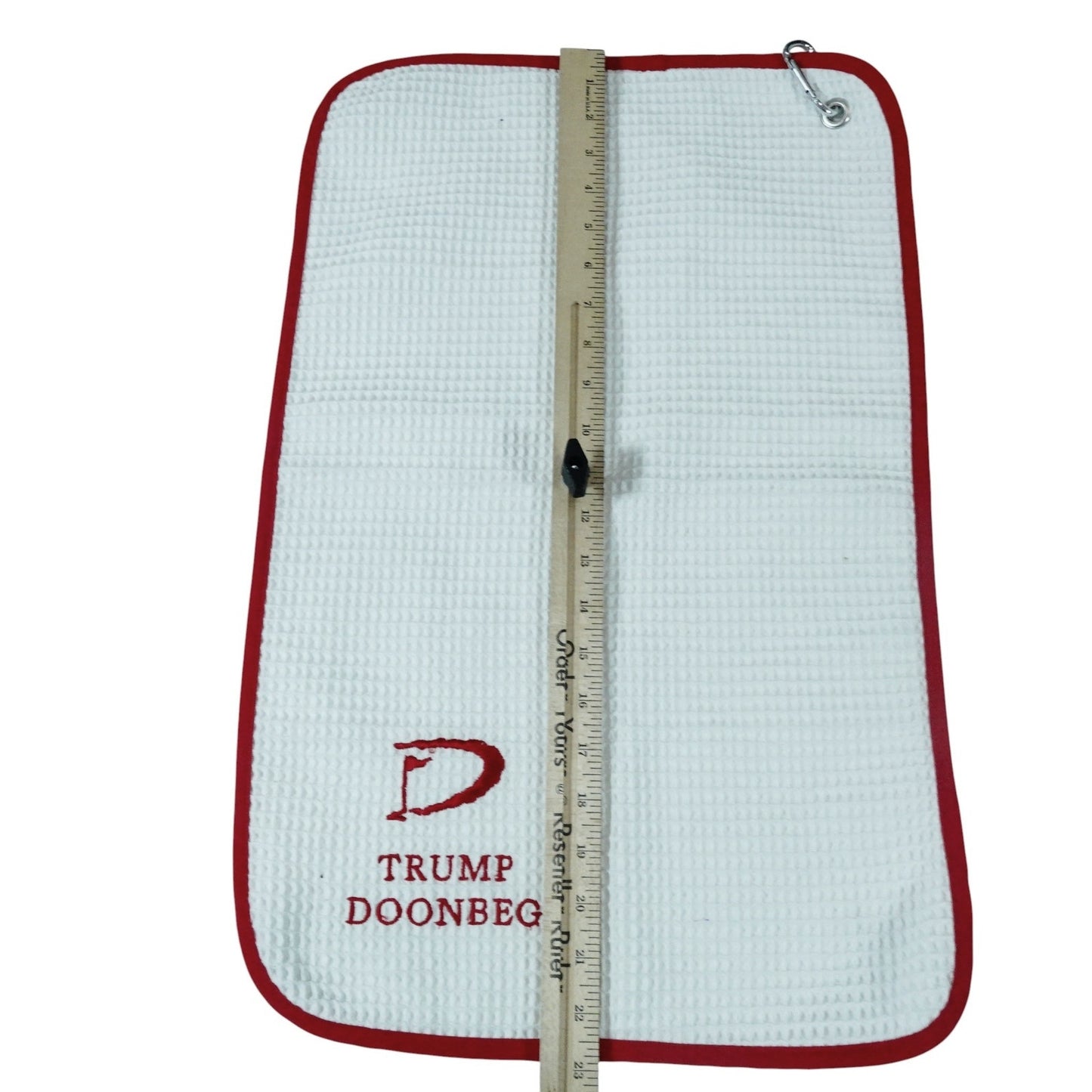 Trump International Doonbeg Golf Towel with Golf Bag Clip