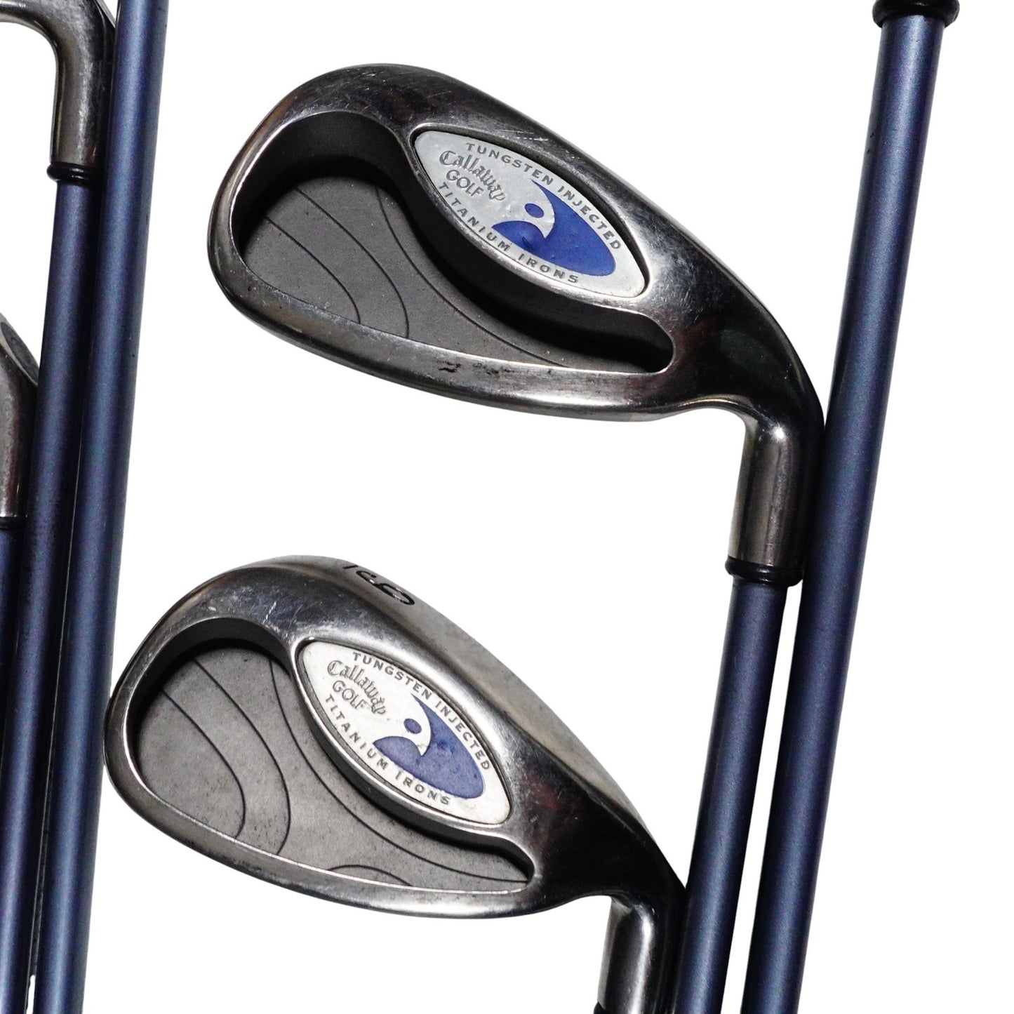 Callaway Hawkeye Iron Set Stiff Flex Graphite 3-9 RH NEW GRIPS