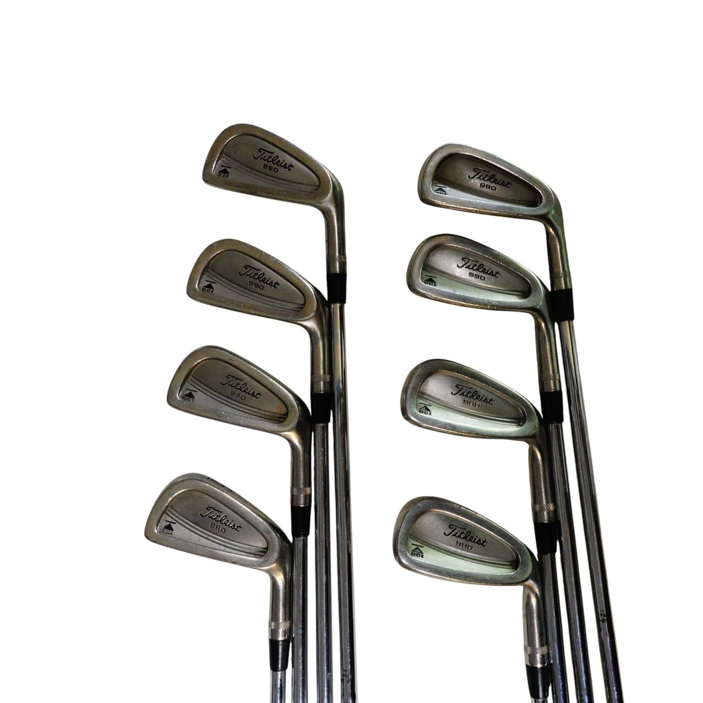 Titleist DCI 990 Iron Set Dynamic Gold S300 Stiff Flex 3-PW RH NEW GRIPS