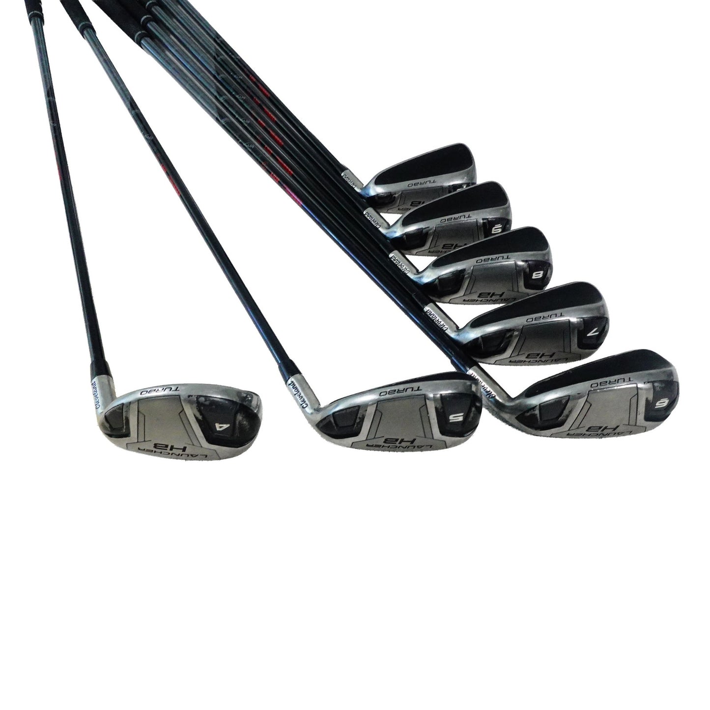 Cleveland Launcher HB Turbo Iron Set Miyazaki A Senior Flex Graphite 4-PW RH