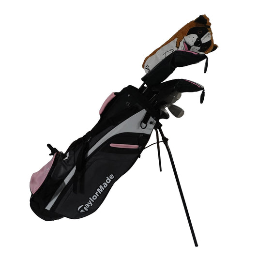 Taylormade Rory Mcllroy Pink Junior Girls Golf Club Set 8+ w Bag Headcovers RH