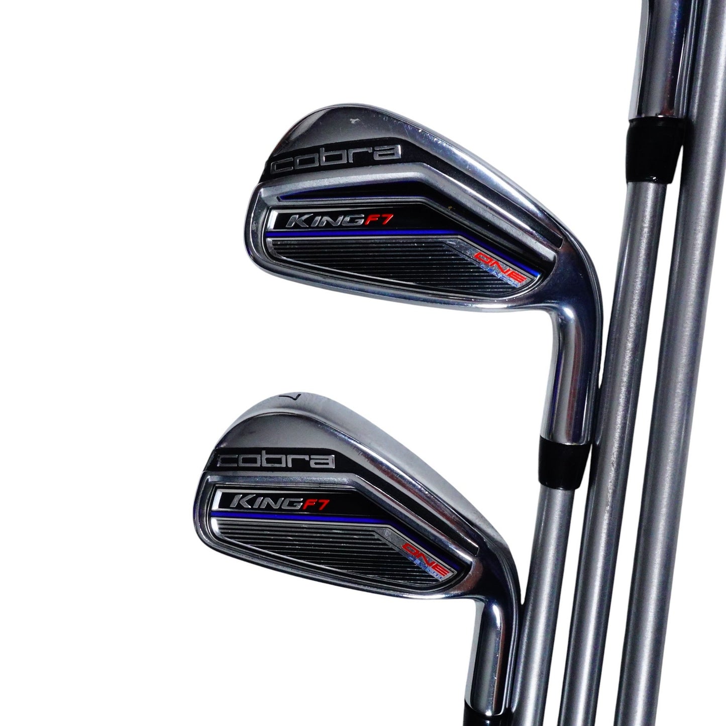 Cobra King F7 One Length Iron Set KBS Tour C Taper 130 X Stiff Steel 4-PW RH