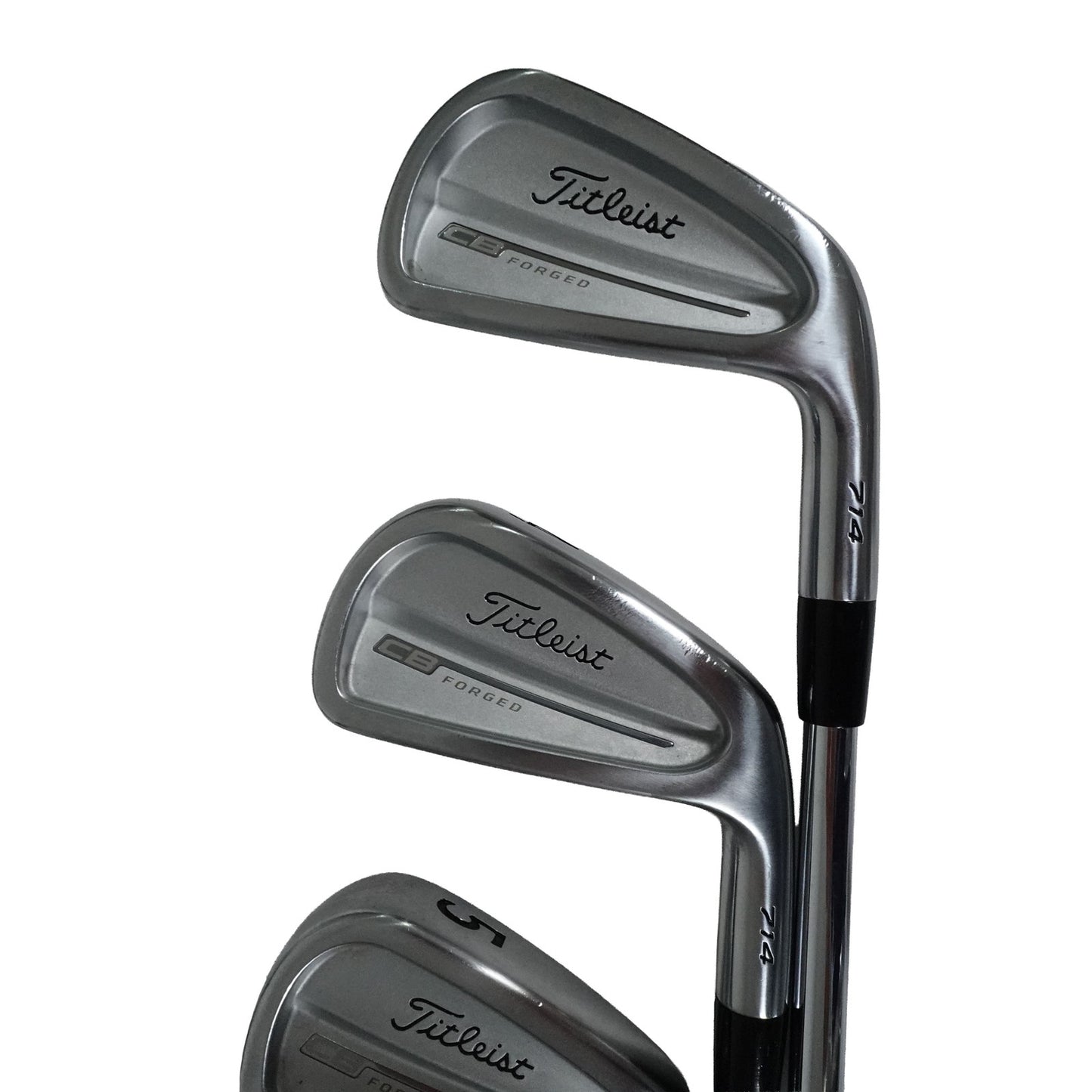 Titleist 714 CB Forged Iron Set Dynamic Gold S300 Stiff Flex Steel 3-PW RH