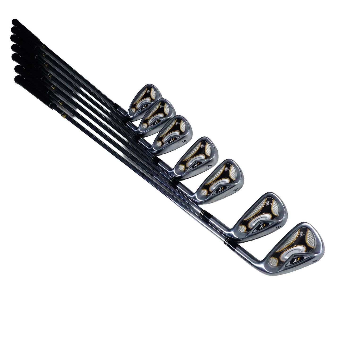 TaylorMade R7 TP Iron set Dynamic Gold S300 Stiff Flex Steel 4-PW RH