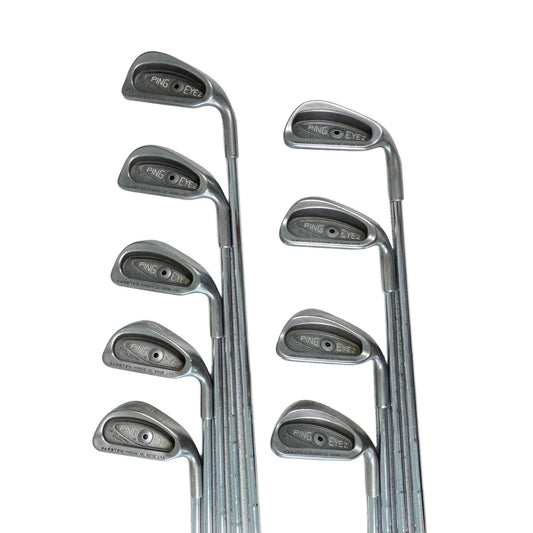 Ping Eye 2 Black Dot Iron Set ZZ Lite Stiff Flex Steel Matching Serials 3-PW+SW