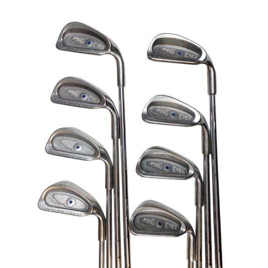 Ping Eye 2 Blue Dot Iron Set ZZ Lite Stiff Flex Steel 3-PW Matching Serial RH