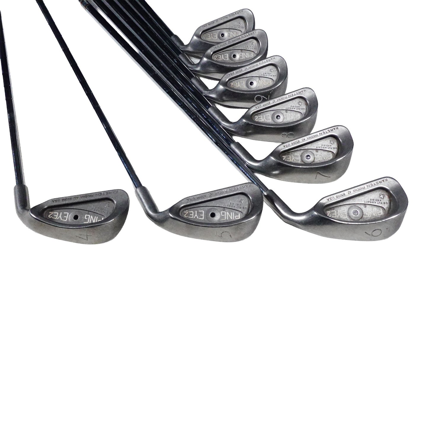 Ping Eye 2 + Iron Set Black Dot KT-M Stiff Flex Steel 4-PW+SW RH