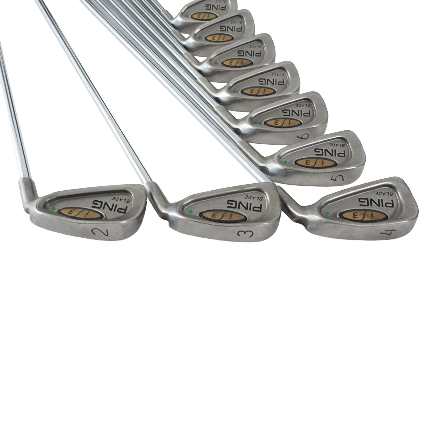 Ping i3 Blade Green Dot Iron Set Rifle FCM 6.0 Stiff Flex Steel 2-PW RH NEW GRIP
