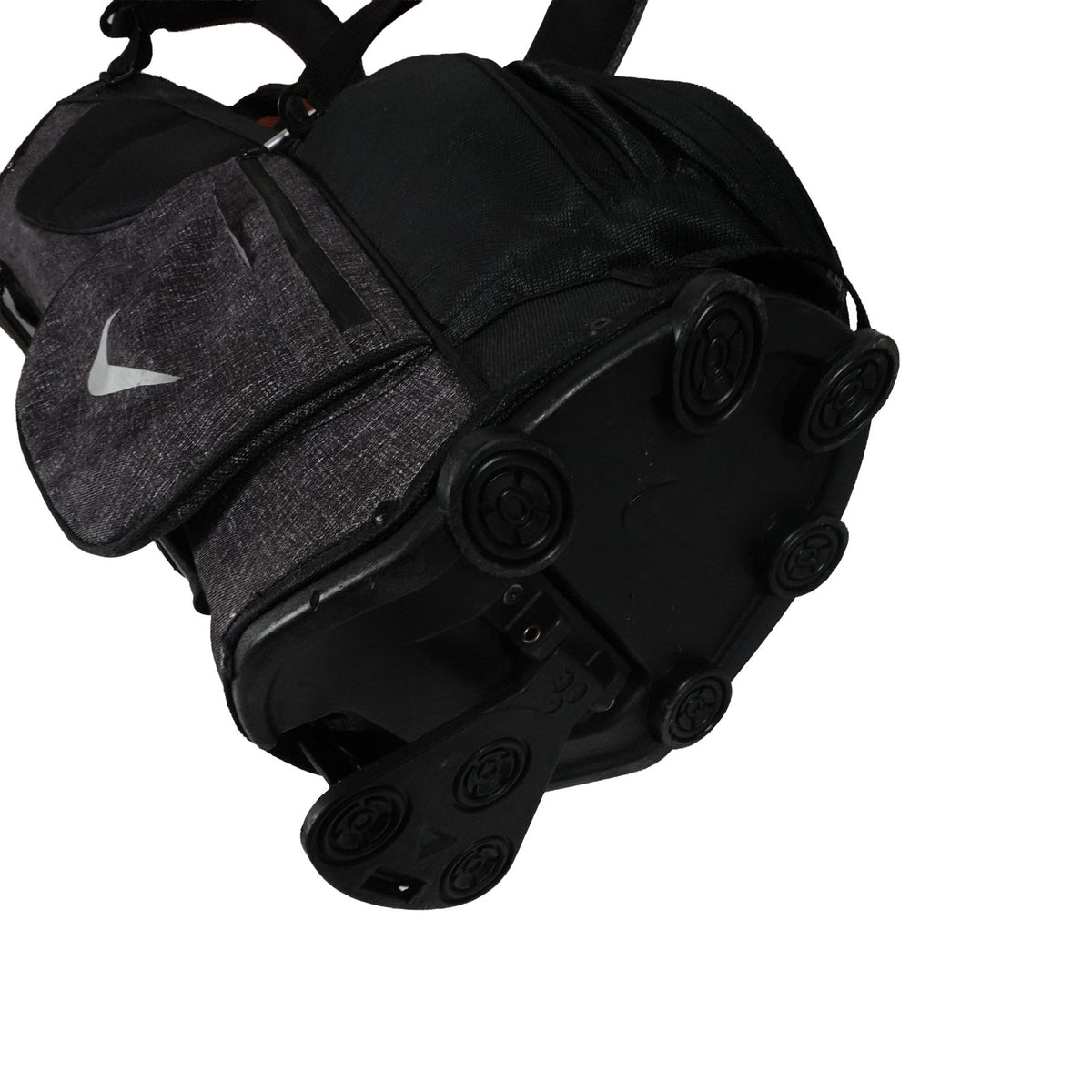 Nike Air Sport Stand 8 Way Dual Strap Gray Golf Bag w Rain Cover