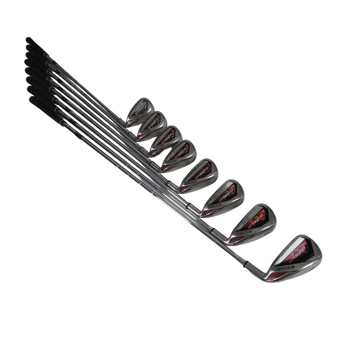 Callaway Diablo Edge Iron Set Uniflex Steel 4-PW+A RH NEW GRIPS
