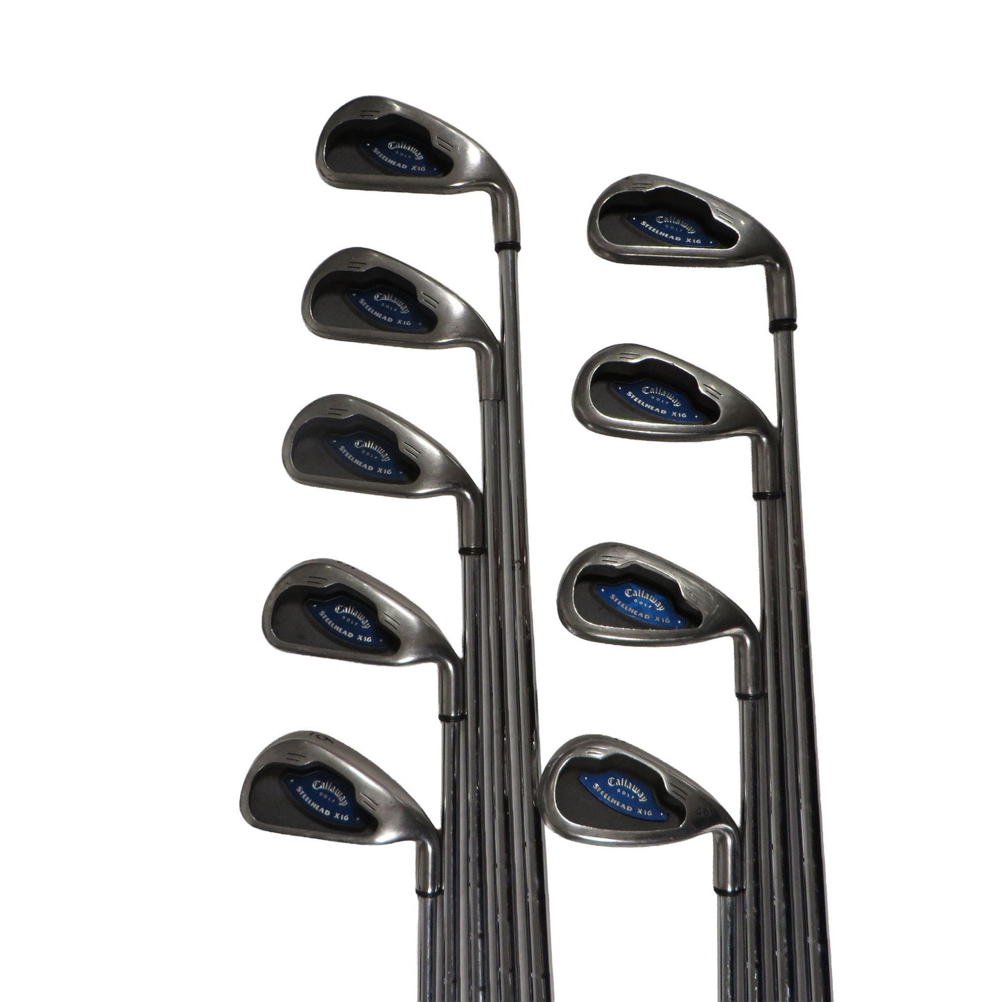 Callaway Steelhead X-16 Iron Set Uniflex Steel 2-PW RH NEW GRIPS