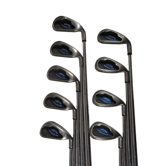 Callaway Steelhead X-16 Iron Set Uniflex Steel 2-PW RH NEW GRIPS