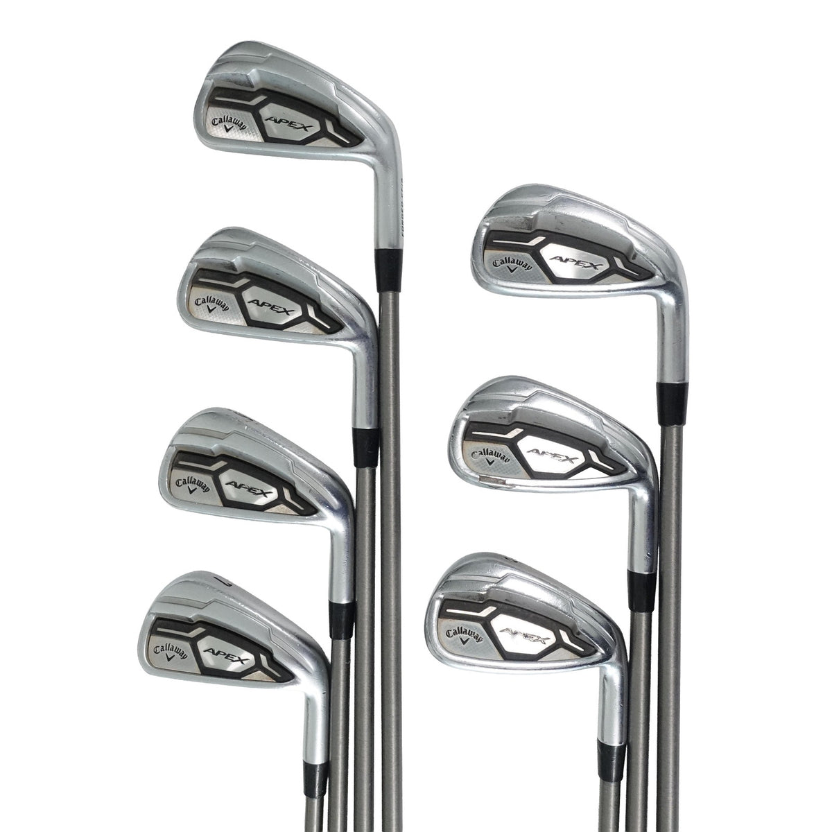 Callaway Apex CF16 Iron Set SteelFiber i110 Stiff Flex PURE Graphite 4-PW RH