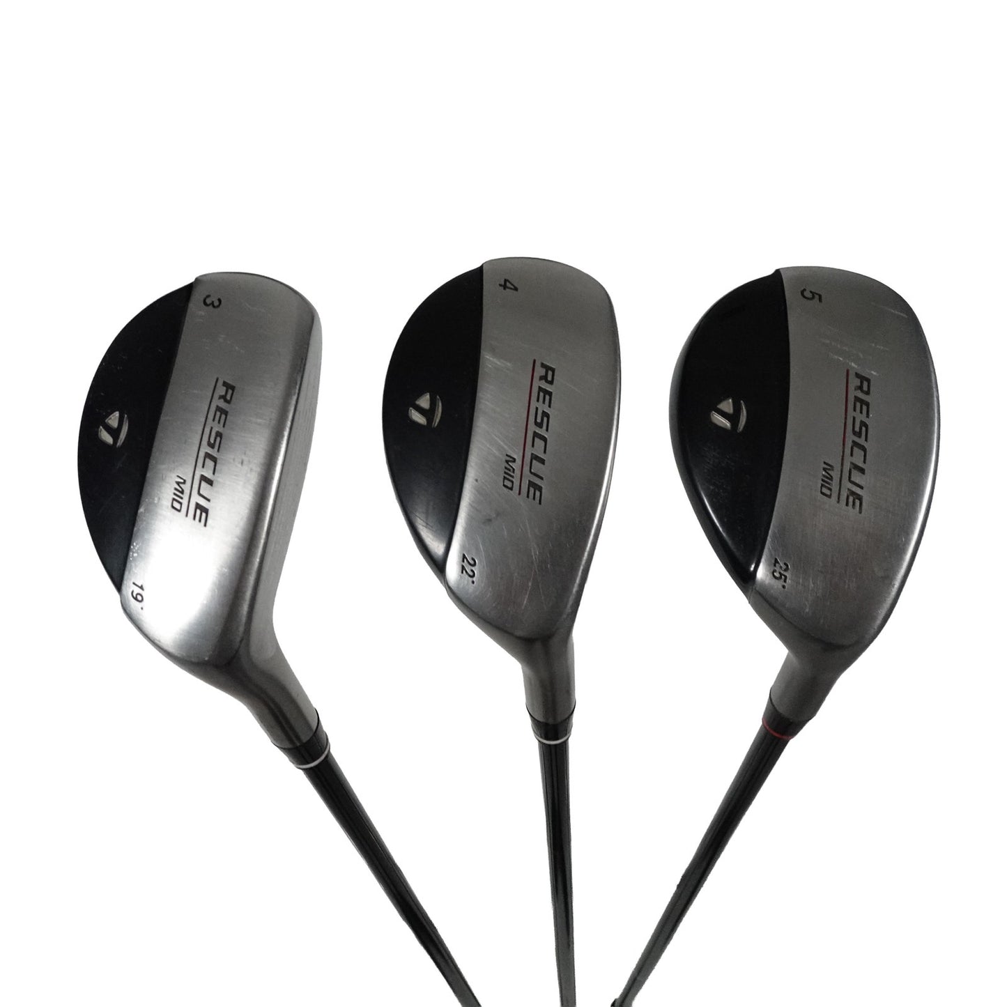 TaylorMade Rescue Mid 3 4 5 Hybrid Set Aldila VL Senior Flex Graphite RH