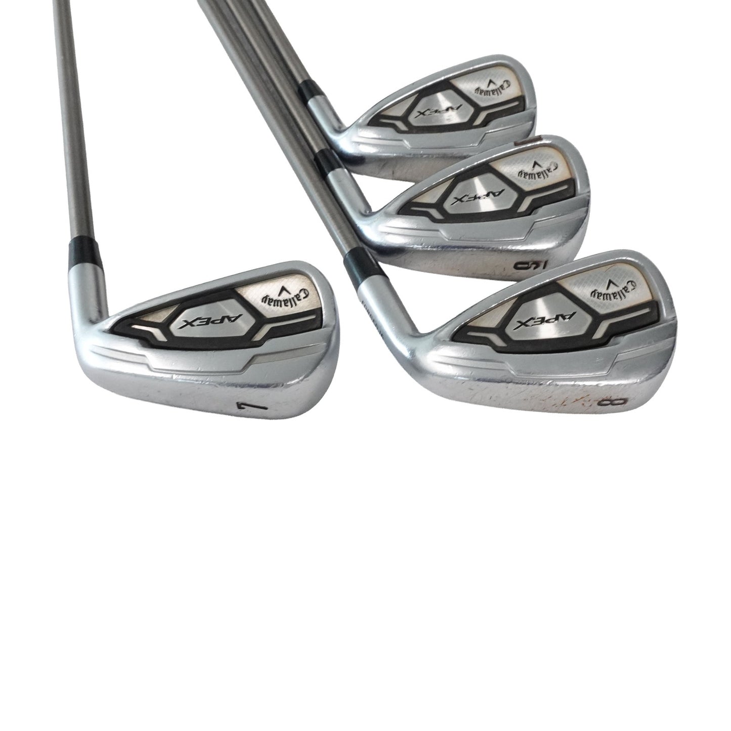 Callaway Apex CF16 Iron Set SteelFiber i110 Stiff Flex PURE Graphite 4-PW RH