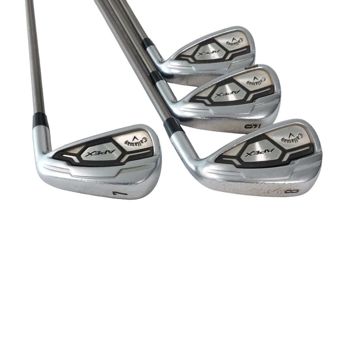 Callaway Apex CF16 Iron Set SteelFiber i110 Stiff Flex PURE Graphite 4-PW RH