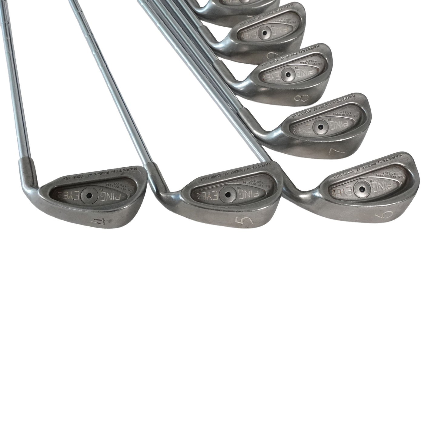 Ping Eye 2 Black Dot Iron Set ZZ Lite Stiff Flex Steel 4-PW Matching Serial RH