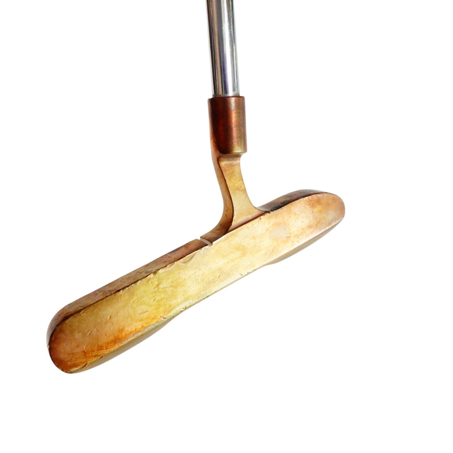 OverSpin The Original Brass Putter Cleaned 34.5" Golf Pride RH