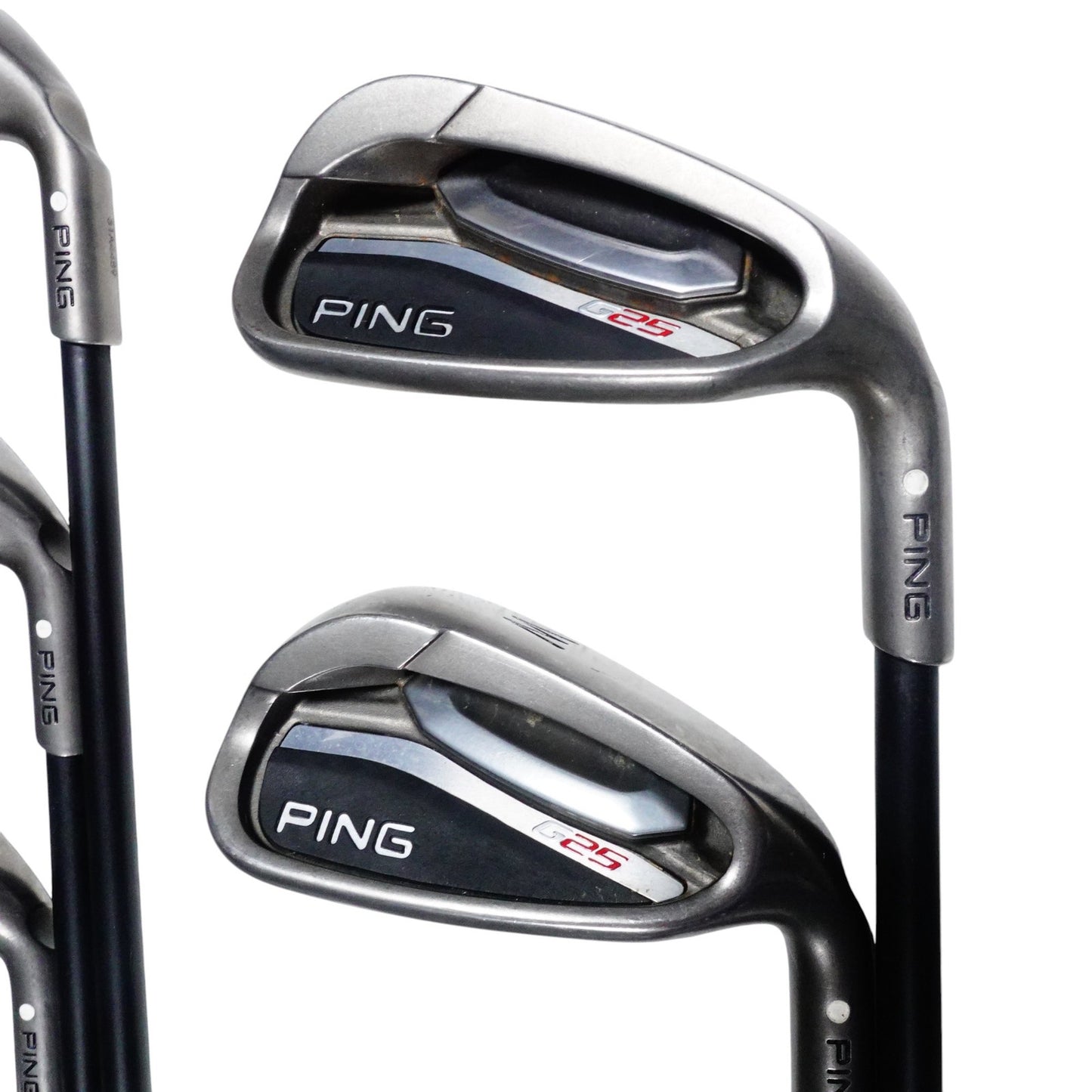 Ping G25 White Dot Iron Set TFC 189 Graphite Stiff Flex 4-PW+U+SW +1/2" RH