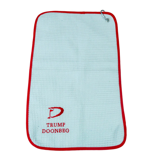 Trump International Doonbeg Golf Towel with Golf Bag Clip