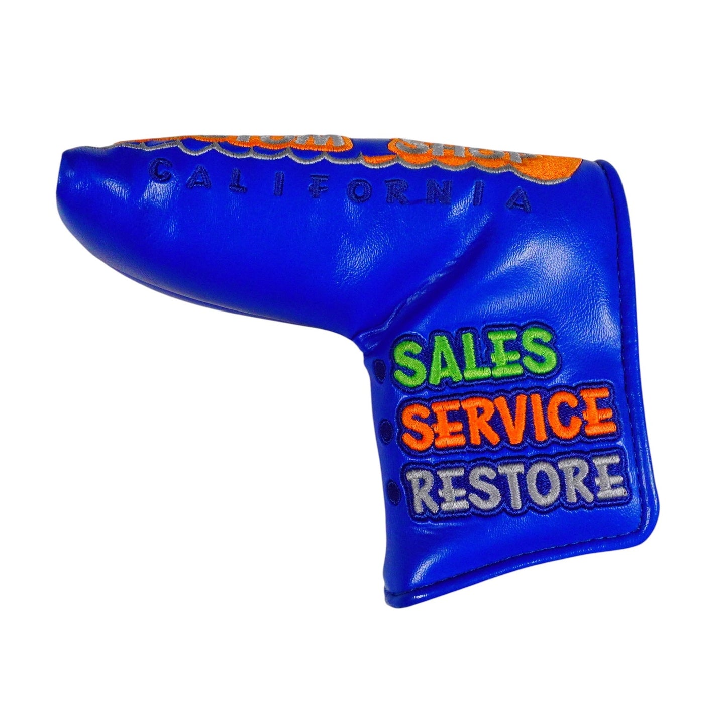 Scotty Cameron Custom Shop California Orange Wave Blue Putter Headcover