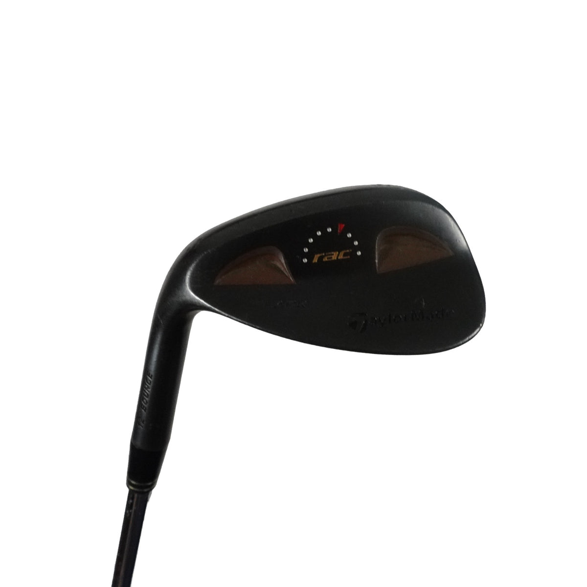 TaylorMade RAC Black 56 D Sand Wedge Flex Steel 35.5" LH NEW GRIP